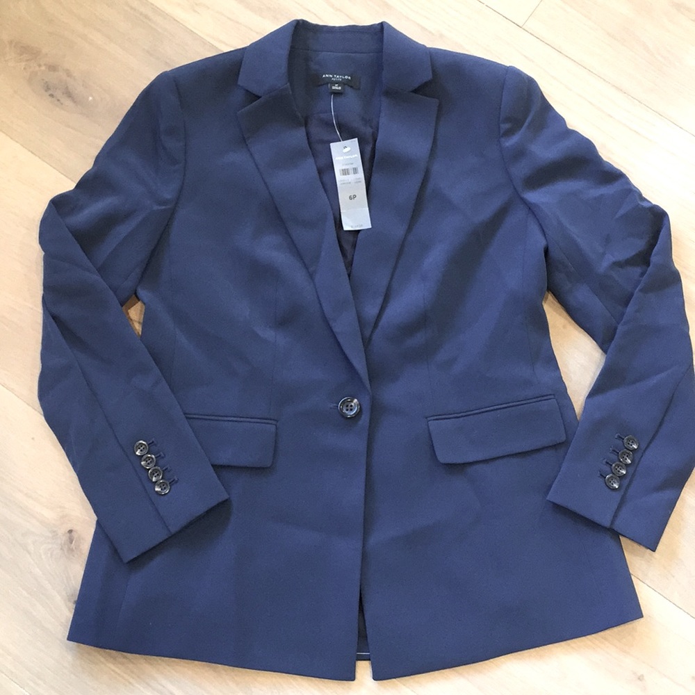 NWT Ann Taylor One Button Jacket